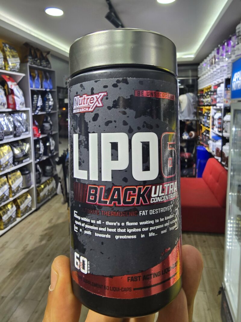 LIPO 6 BLACK uktra  – 60CAPS – Image 2