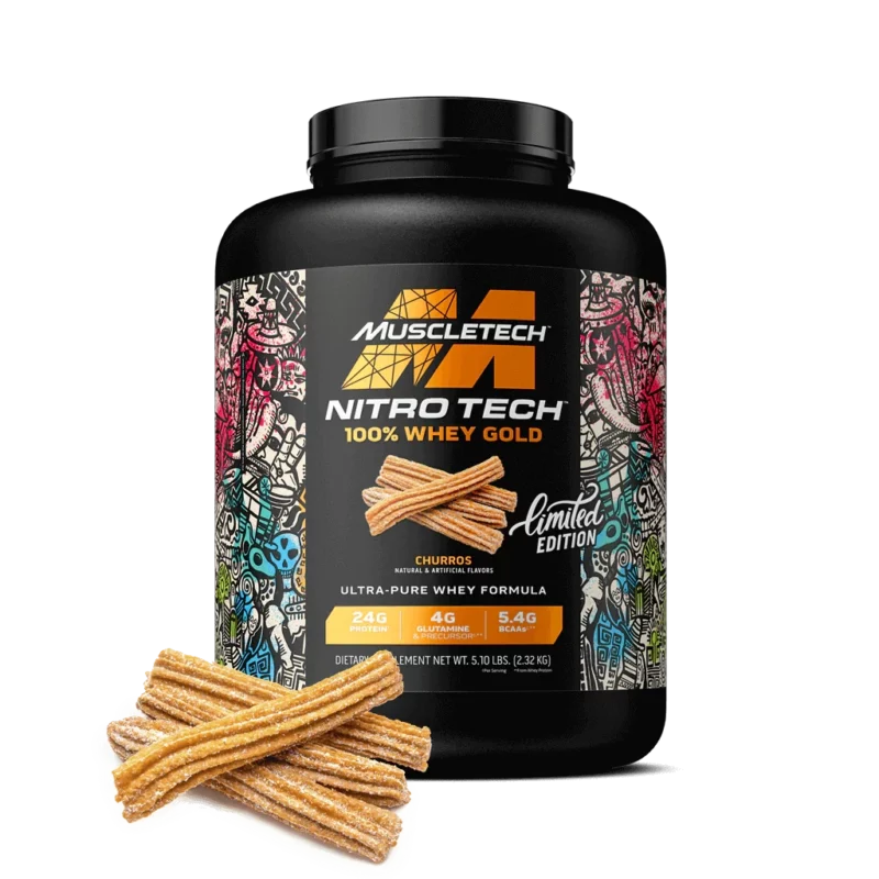 MuscleTech Nitro Tech Whey Gold CHURROS - 2,32kg