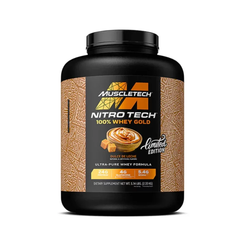 MuscleTech Nitro Tech Whey Gold DULCE DE LECHE - 2,33kg